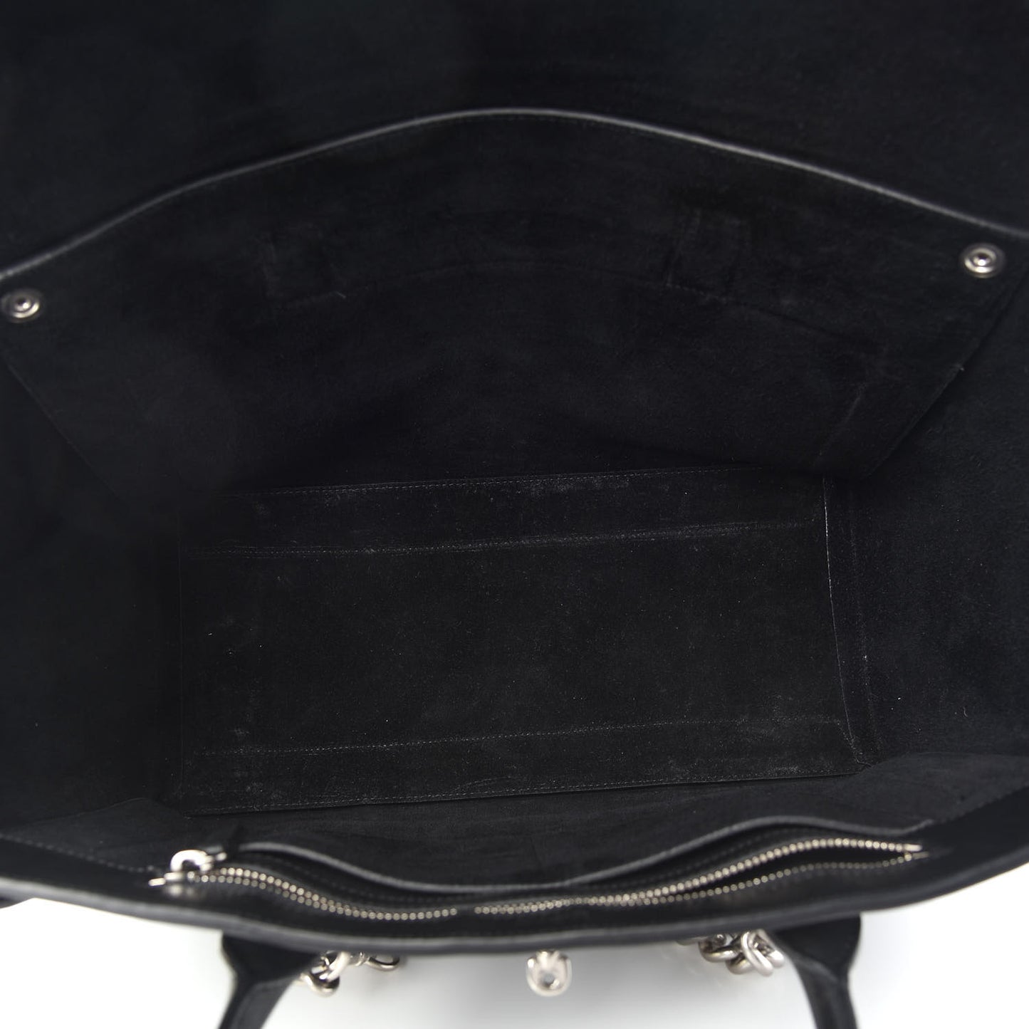 Calfskin Zip Chain Bayswater Black