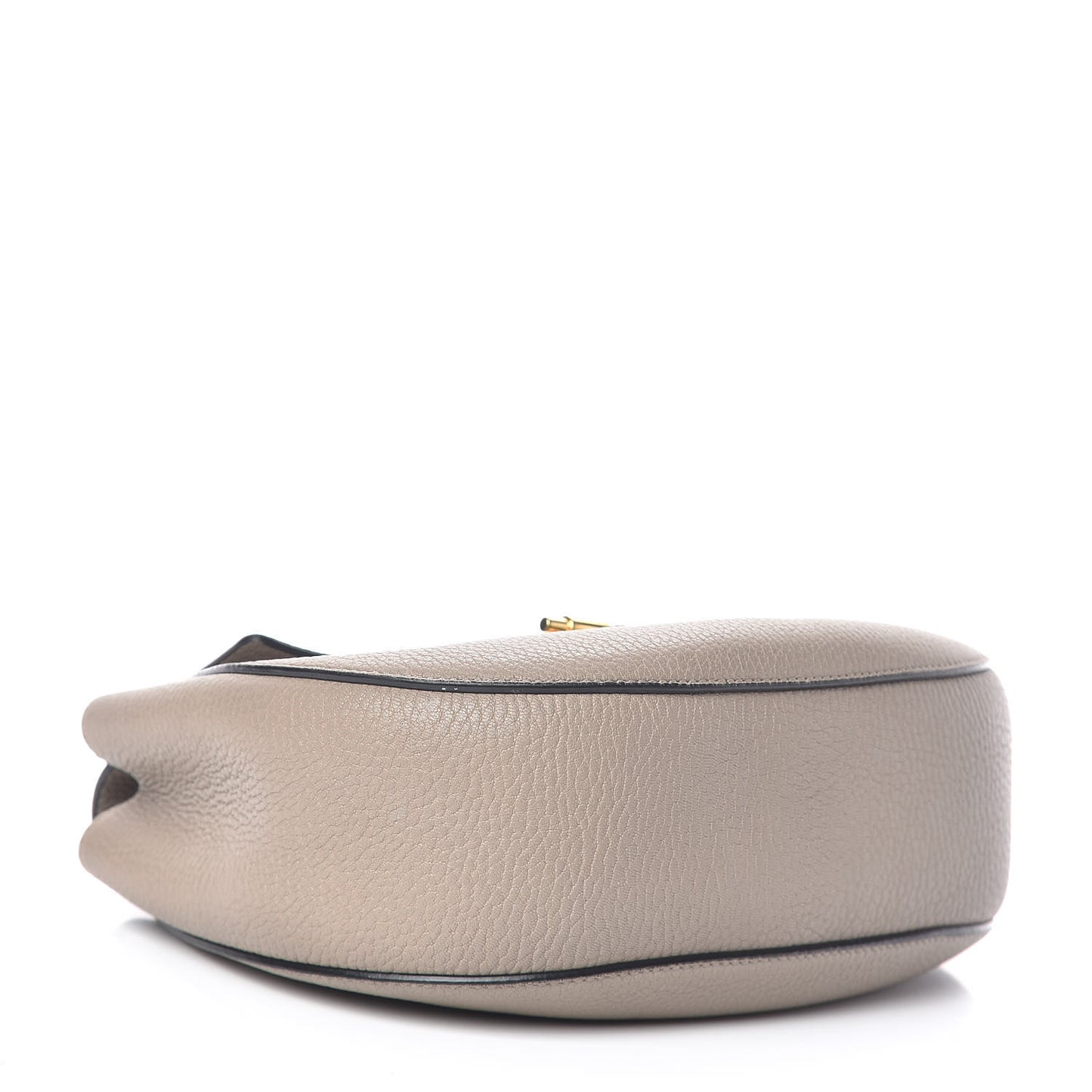 Grained Lambskin Drew Shoulder Bag Motty Grey