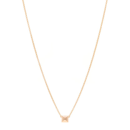 Hermes 18K Rose Gold Clou d'H Pendant Necklace 1 of 4