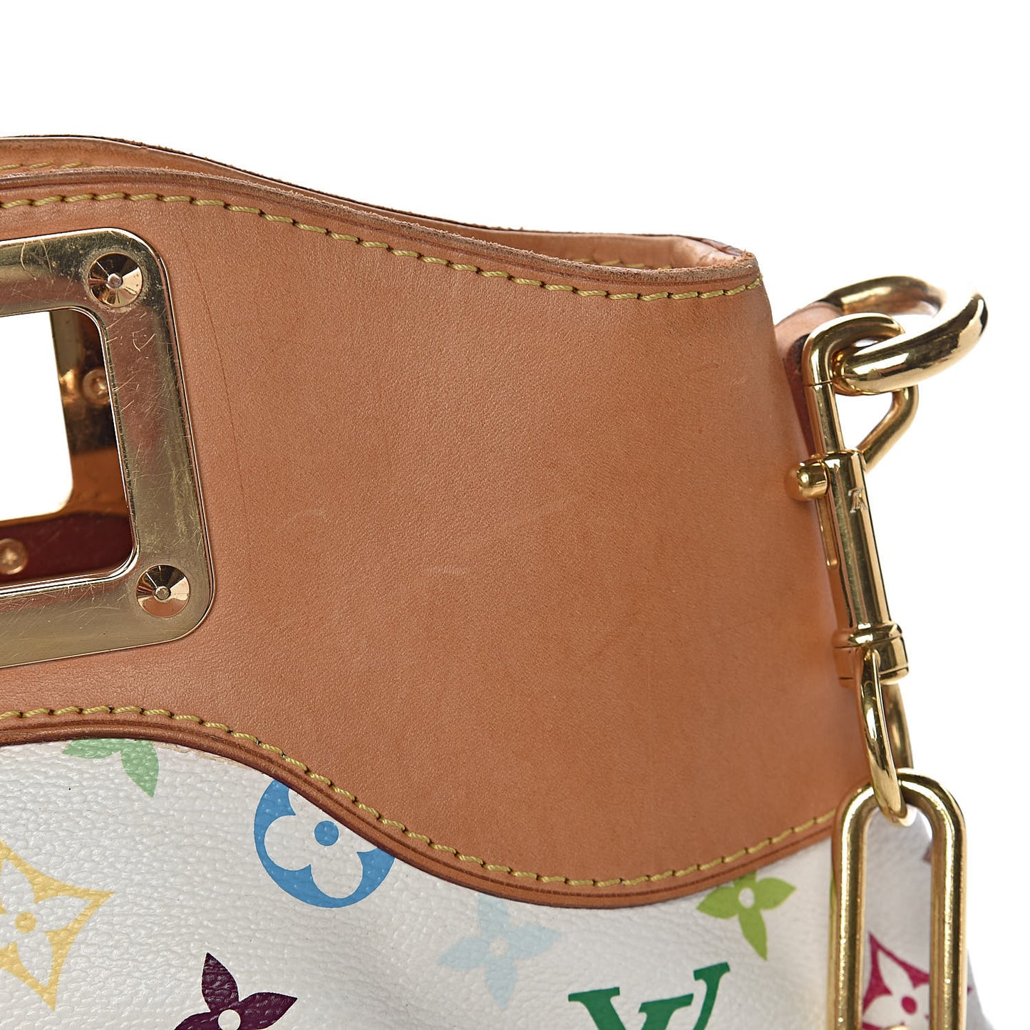 Monogram Multicolor Judy MM White