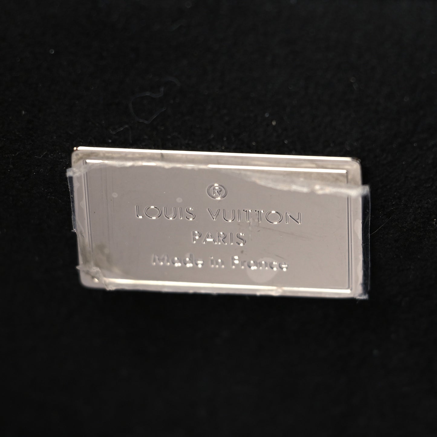 Patent Monogram Hot Springs Backpack Black White