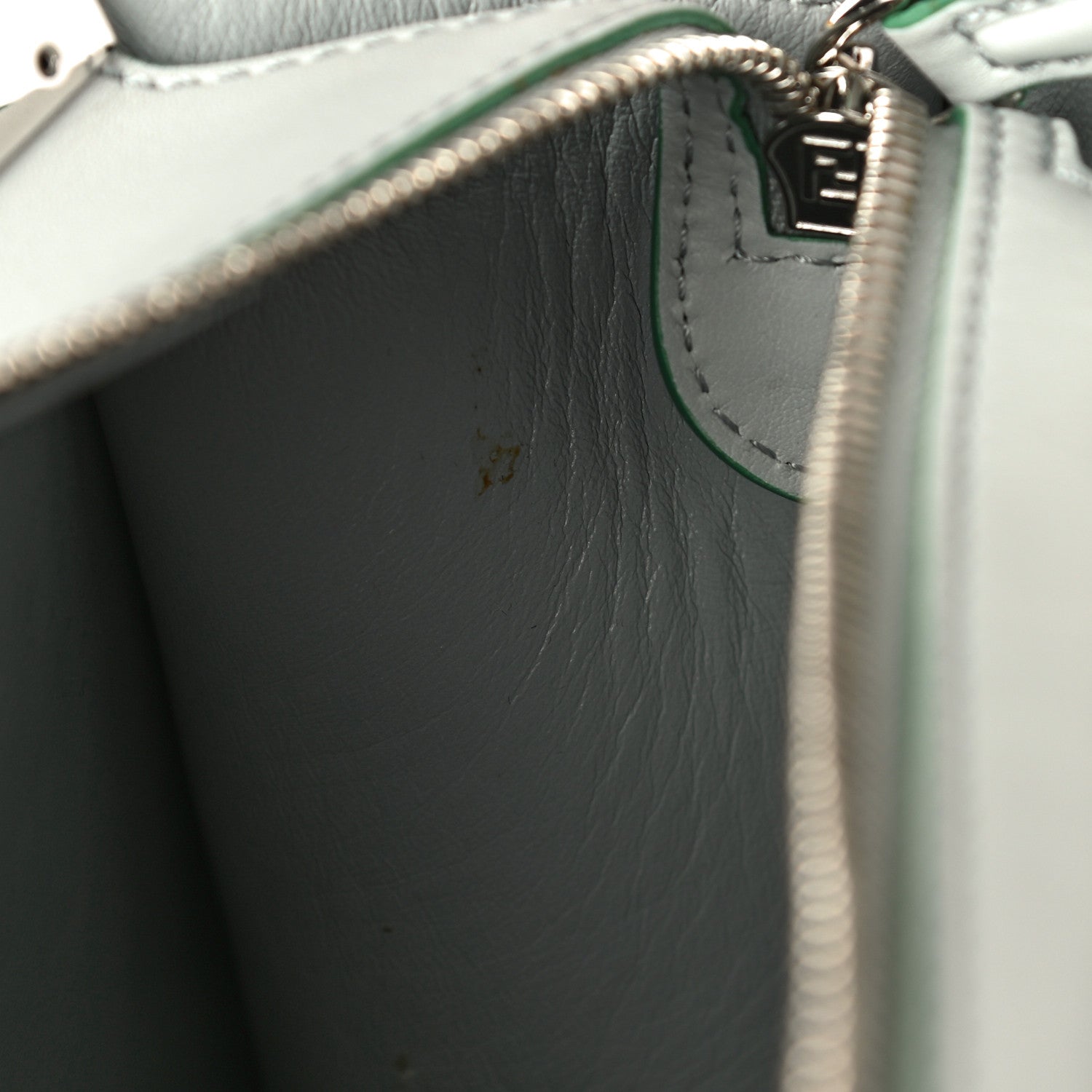 Fendi Vitello Dolce Mini 3jours Tote Grigio Perla 12 of 14