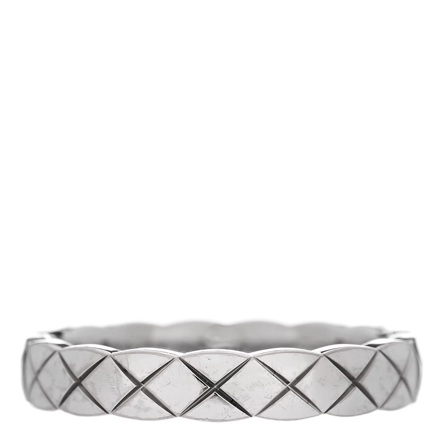 18K White Gold Mini Coco Crush Ring 48 4.5