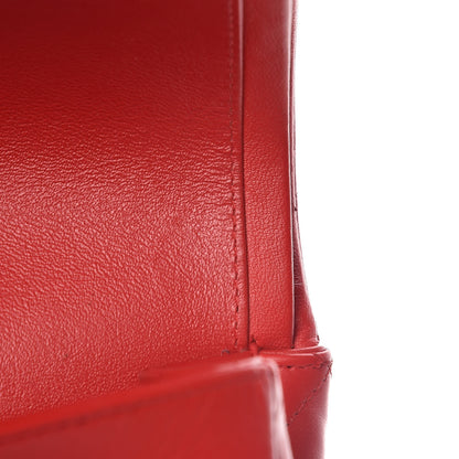 Chanel Lambskin Quilted Maxi Double Flap Red 11 of 15