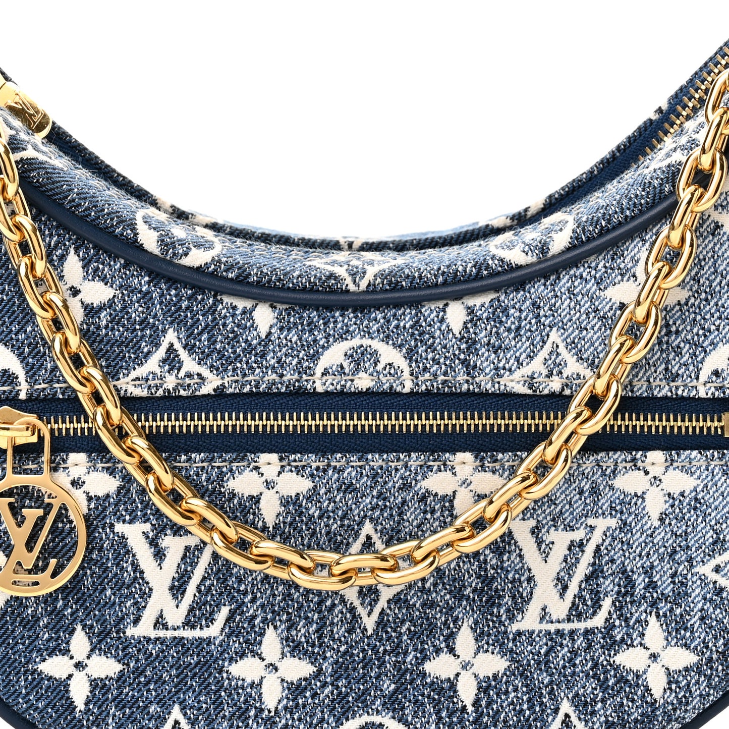 Monogram Jacquard Denim Loop Bleu