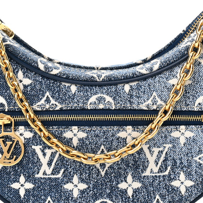 Louis Vuitton Monogram Jacquard Denim Loop Bleu 7 of 9