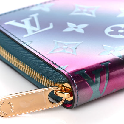 Louis Vuitton Metallic Vernis Degrade Zippy Wallet Blue Pink 11 of 11