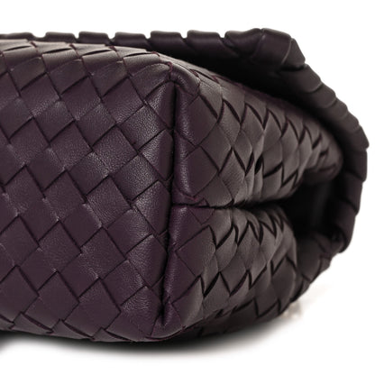Bottega Veneta Nappa Intrecciato Baby Olimpia Shoulder Bag Dark Barolo 7 of 7