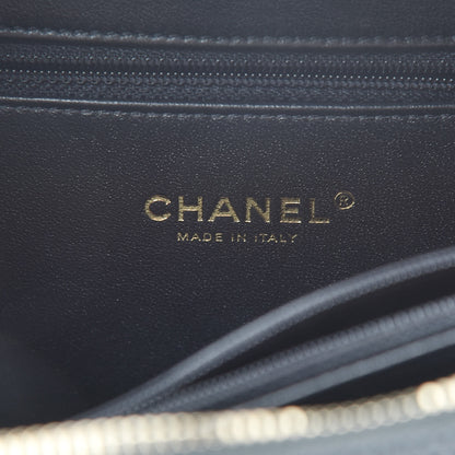 Chanel Caviar Quilted Medium CC Filigree Vanity Case Black 6 of 12