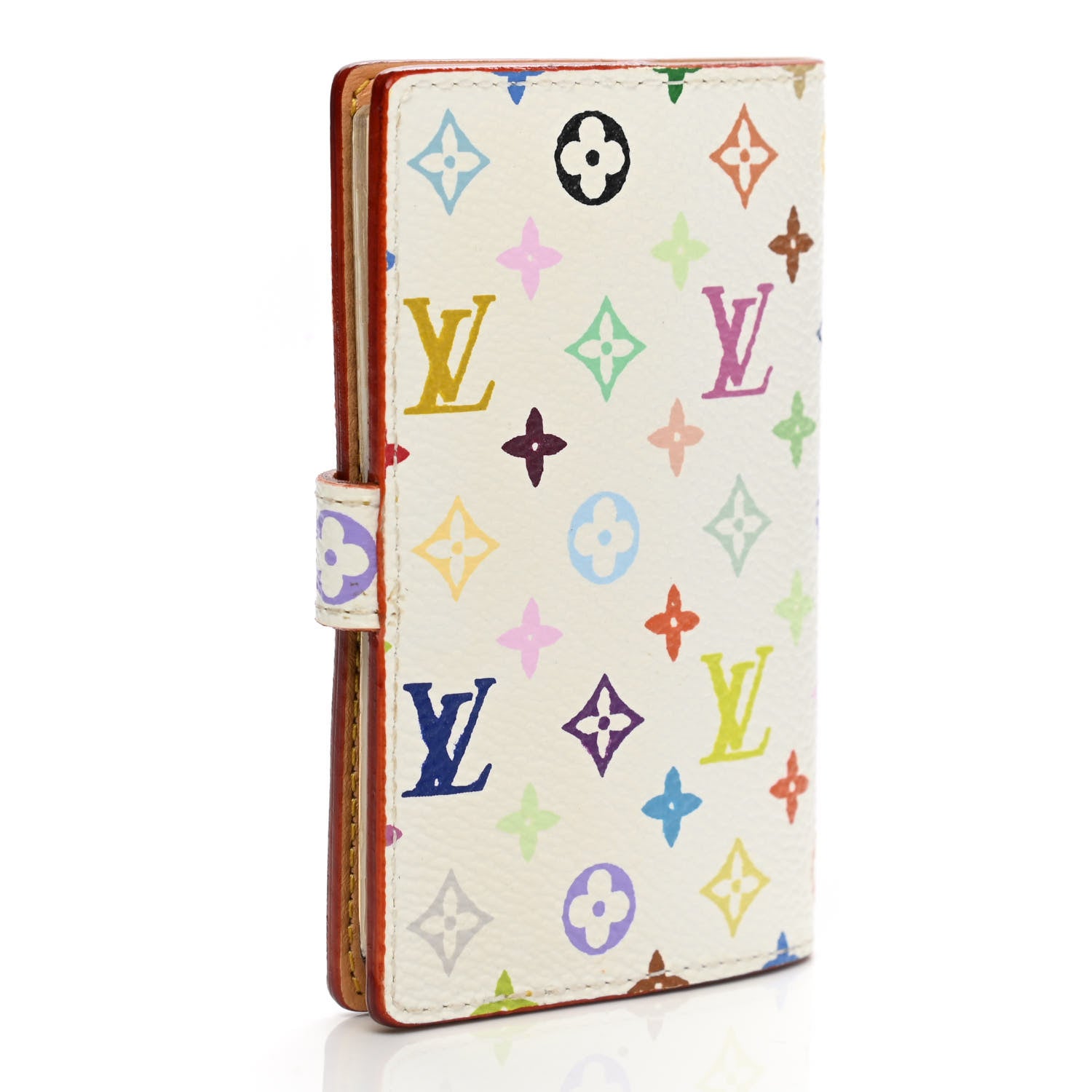 Louis Vuitton Monogram Multicolor Carnet de Bal Mini Agenda Cover White 3 of 7