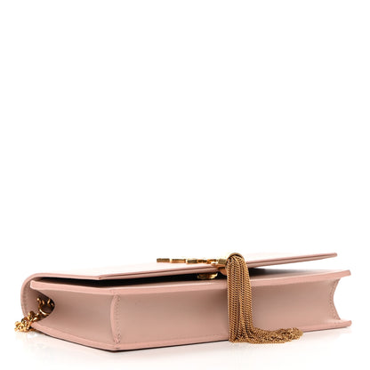 Saint Laurent Smooth Calfskin Classic Monogram Kate Tassel Chain Wallet Marble Pink 3 of 13