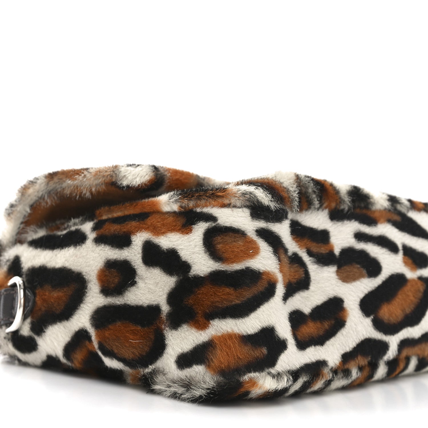 Fendi Calf Hair Leopard Print Baguette Moro 9 of 10