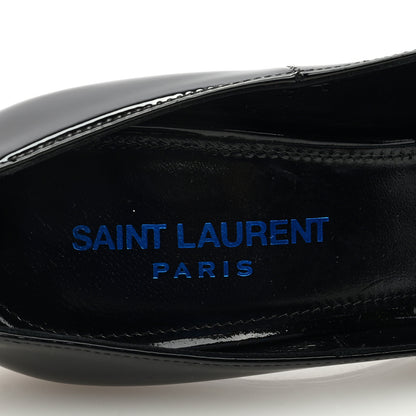 Saint Laurent Patent Opyum 110 Pumps 36.5 Black Blue 7 of 8
