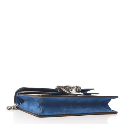 Gucci GG Supreme Monogram Blooms Super Mini Dionysus Shoulder Bag Beige Navy Vintage Blue 4 of 8