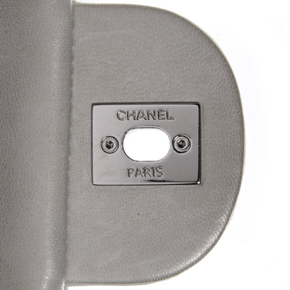 Chanel Lambskin Quilted 3 Large Flap Grey 8 of 8