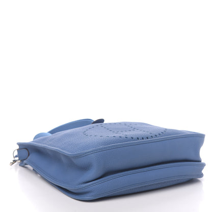 Hermes Taurillon Clemence Evelyne III GM Mykonos 4 of 12