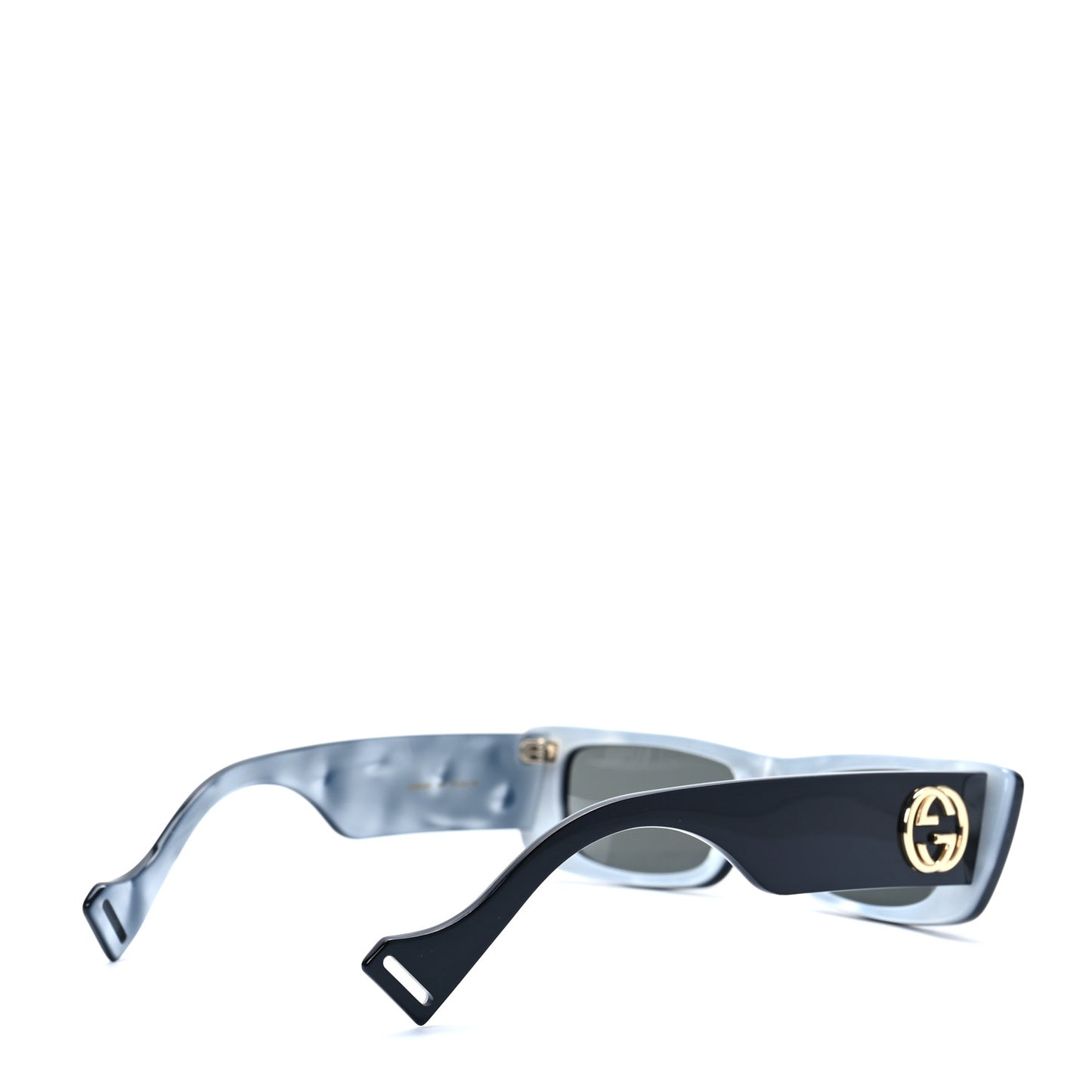 Acetate Rectangular Sunglasses GG0516S Black