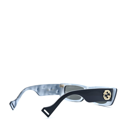 Gucci Acetate Rectangular Sunglasses GG0516S Black 4 of 7