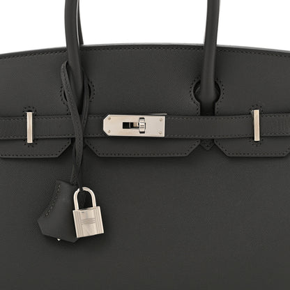 Hermes Madame Calfskin Birkin Sellier 30 Graphite 8 of 10