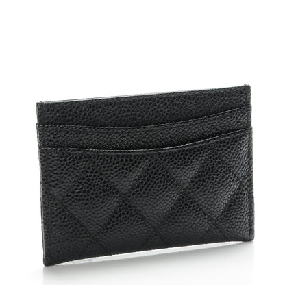 Chanel Caviar Quilted Card Holder Black 3 of 8