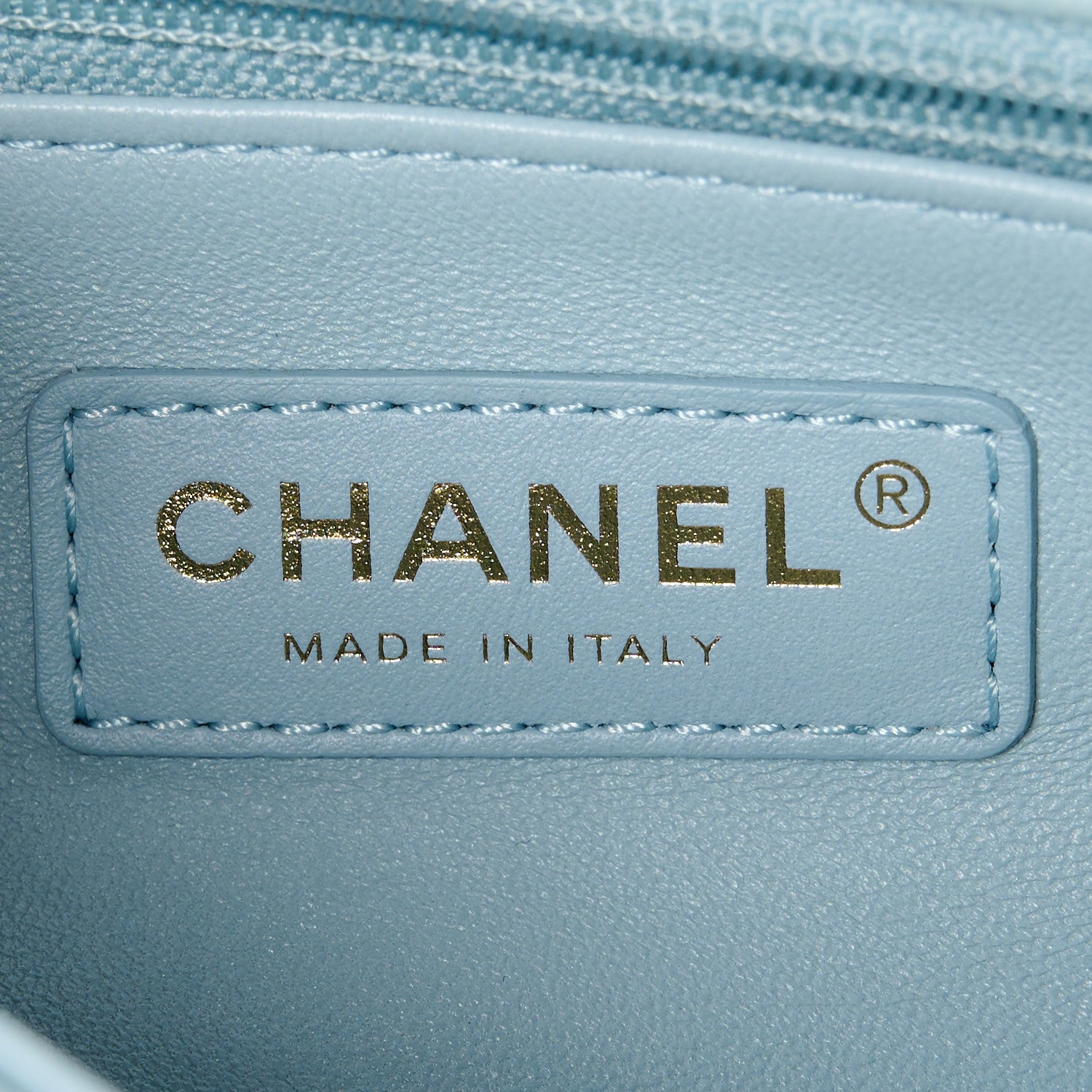 Chanel Caviar Quilted Mini Coco Handle Flap Light Blue 6 of 11