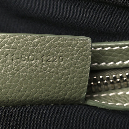 Christian Dior Grained Calfskin Mens Maxi Saddle Bag Olive 7 of 10