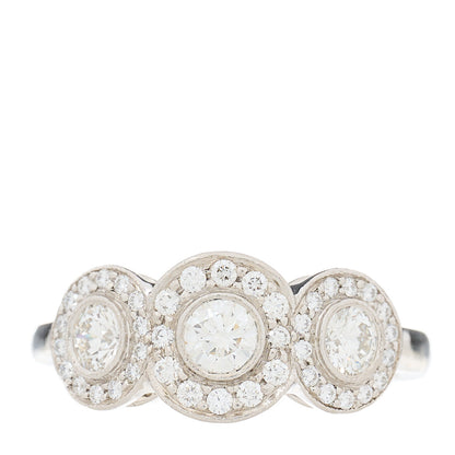 Tiffany Platinum Diamond Circlet Ring 49 5 1 of 6