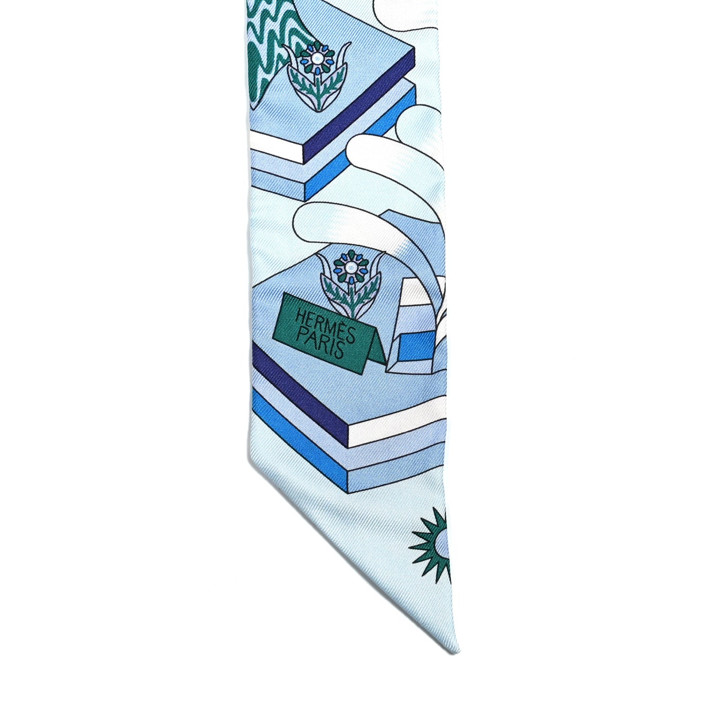 Silk La Source de Pegase Twilly Ciel Bleu Royal White