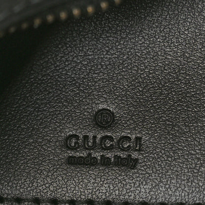 Gucci Calfskin Matelasse Chevron Mini GG Marmont Half Moon Hobo Black 6 of 10
