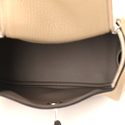 Hermes Taurillon Clemence Mini Lindy 20 Trench 5 of 12