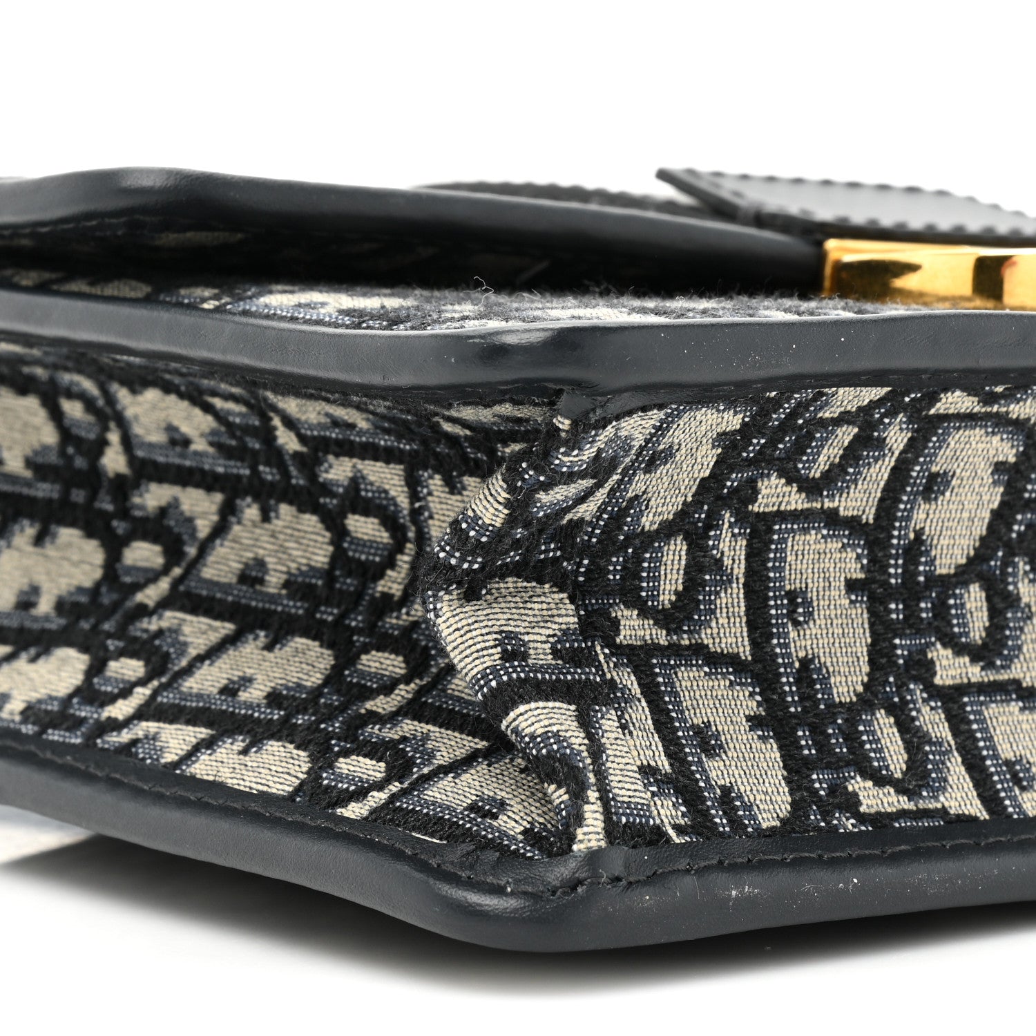 Christian Dior Oblique 30 Montaigne Flap Bag Blue 9 of 12