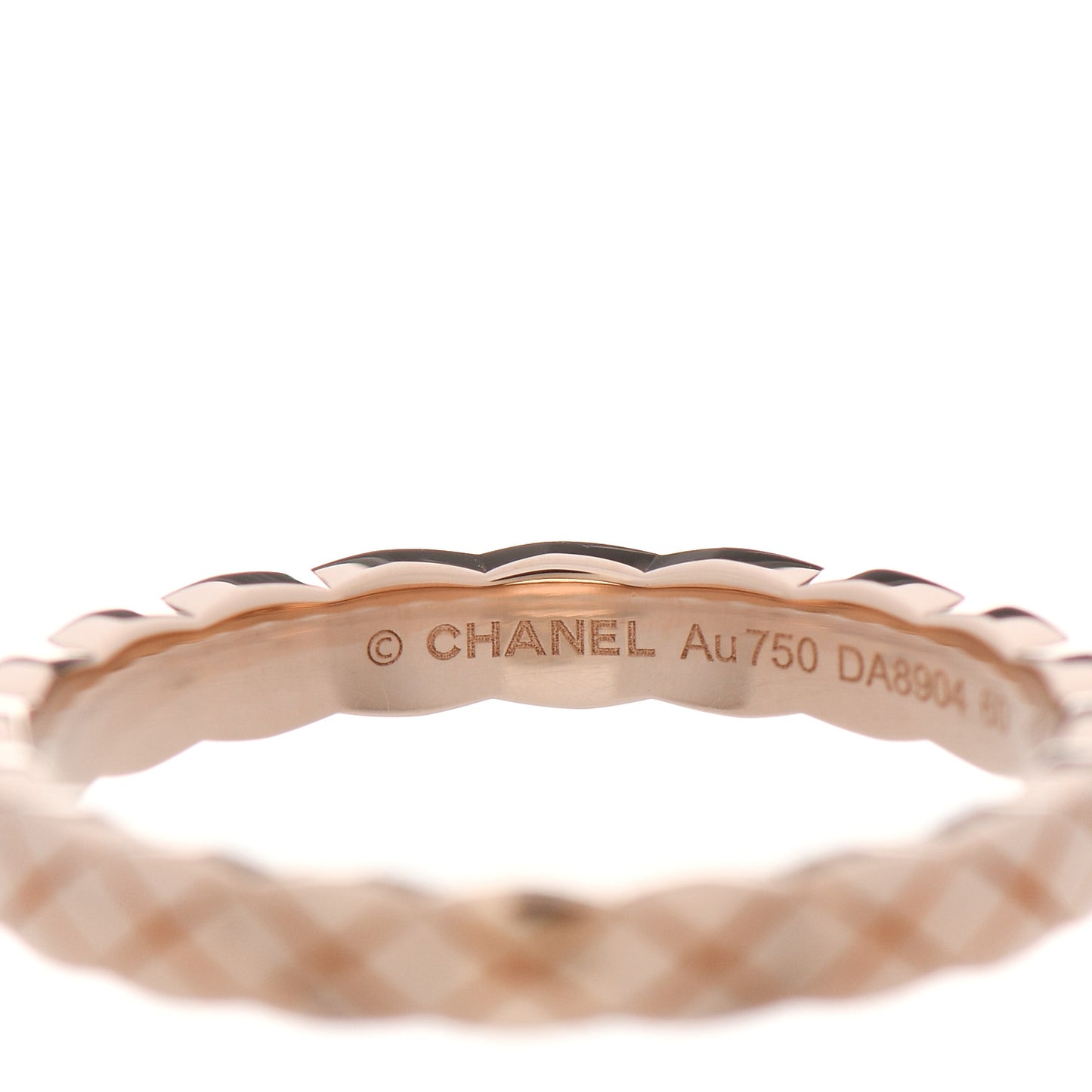18K Beige Gold Mini Coco Crush Ring 60 9