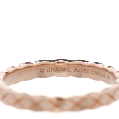 Chanel 18K Beige Gold Mini Coco Crush Ring 60 9 3 of 5