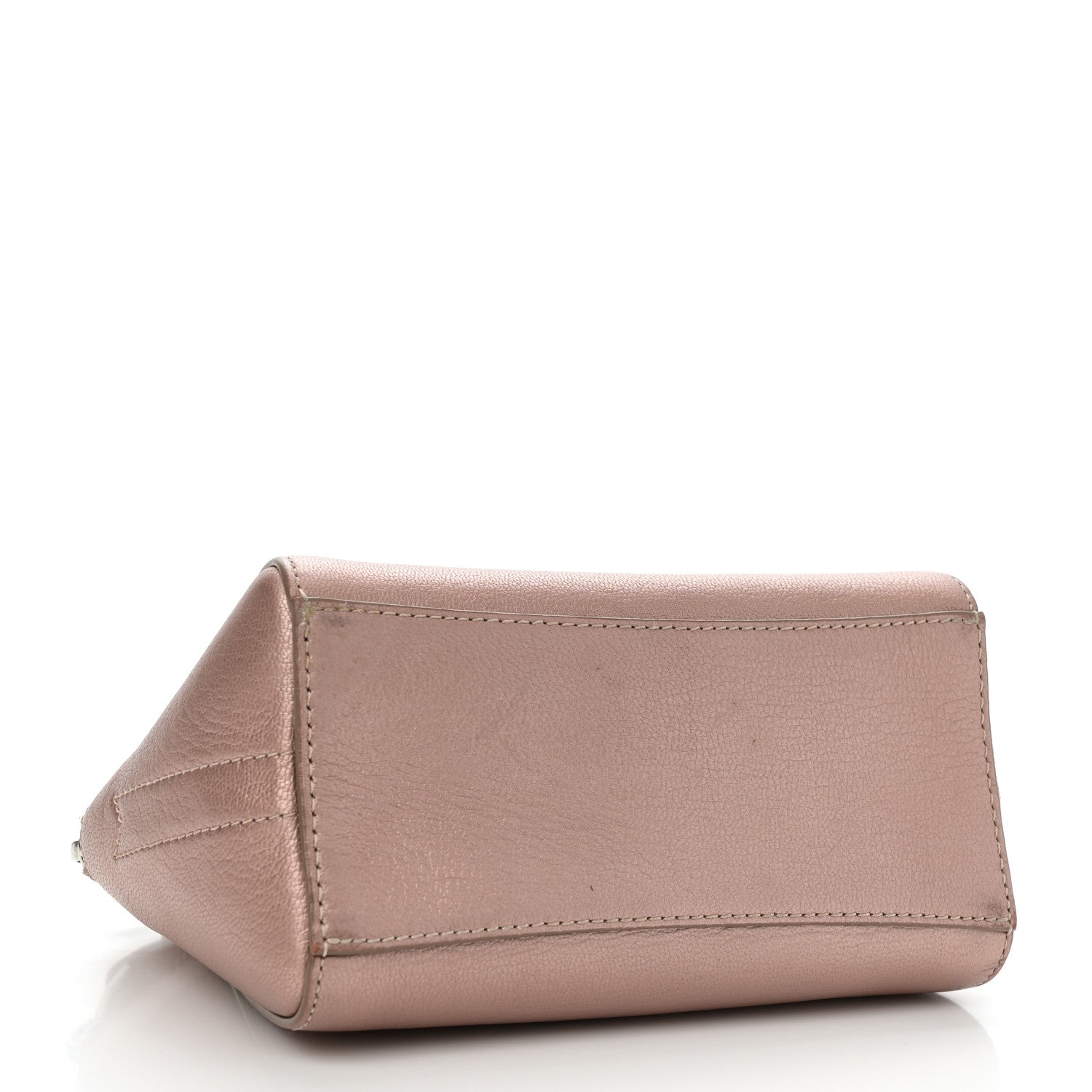 Givenchy Metallic Sugar Goatskin Small Antigona Beauty Wristlet Light Pink 4 of 11