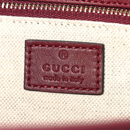 Gucci Arabella Calfskin Horsebit 1955 Shoulder Bag Rosso Ancora 6 of 10