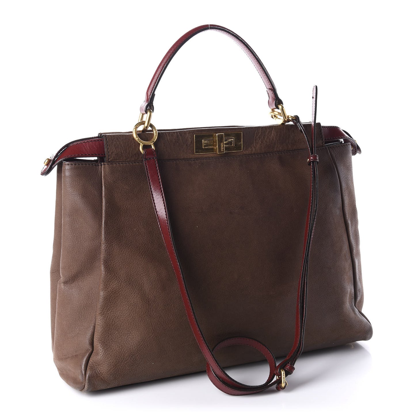 Buffalo Vitello Large Peekaboo Iconic Satchel Moro Granada