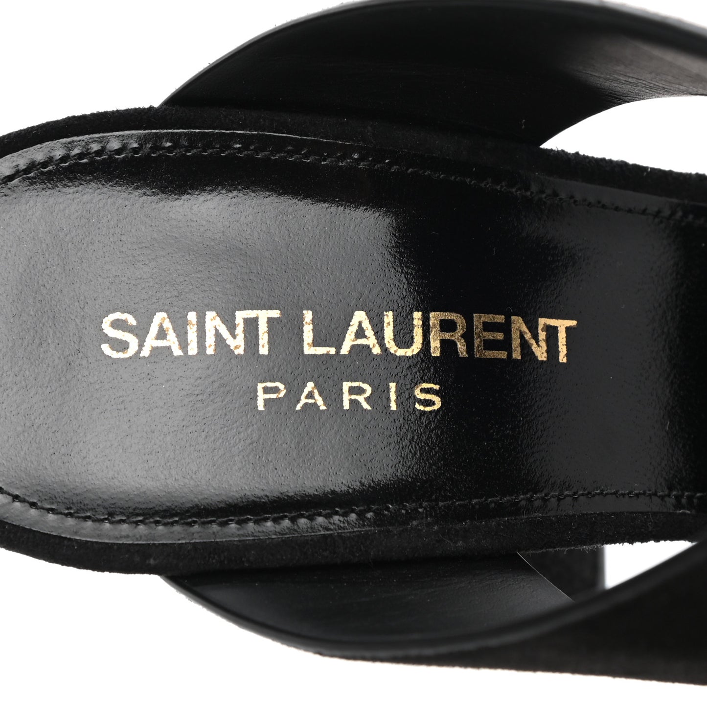 Suede Oak Mule Sandals 37 Black