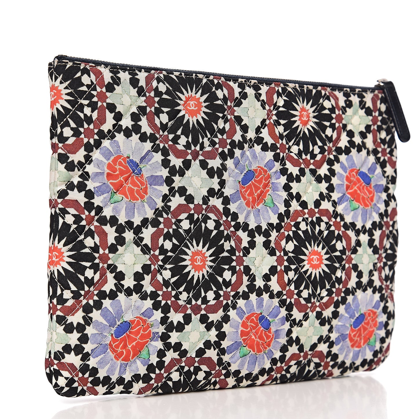Coated Canvas Paris Dubai Medium Cosmetic Case Multicolor