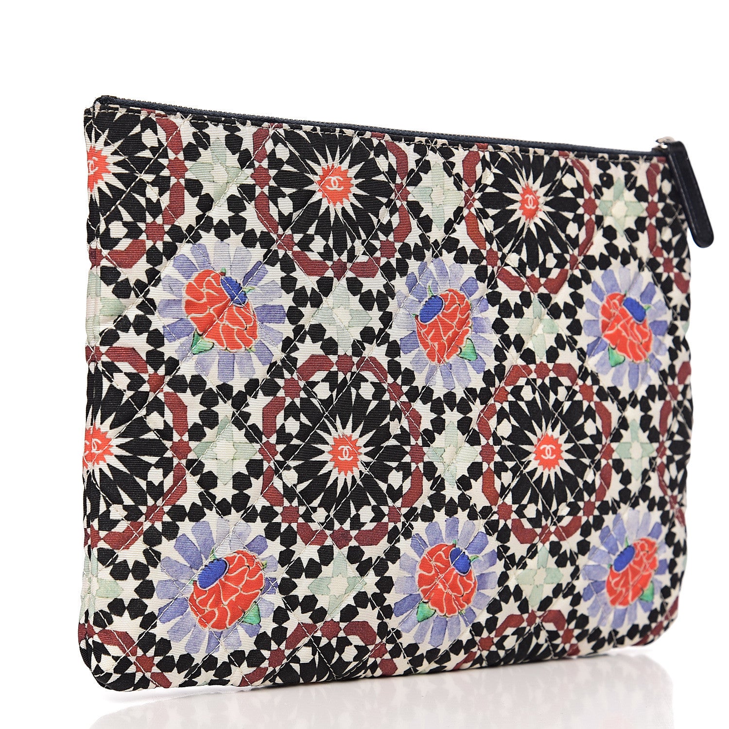 Chanel Coated Canvas Paris Dubai Medium Cosmetic Case Multicolor 2 of 7