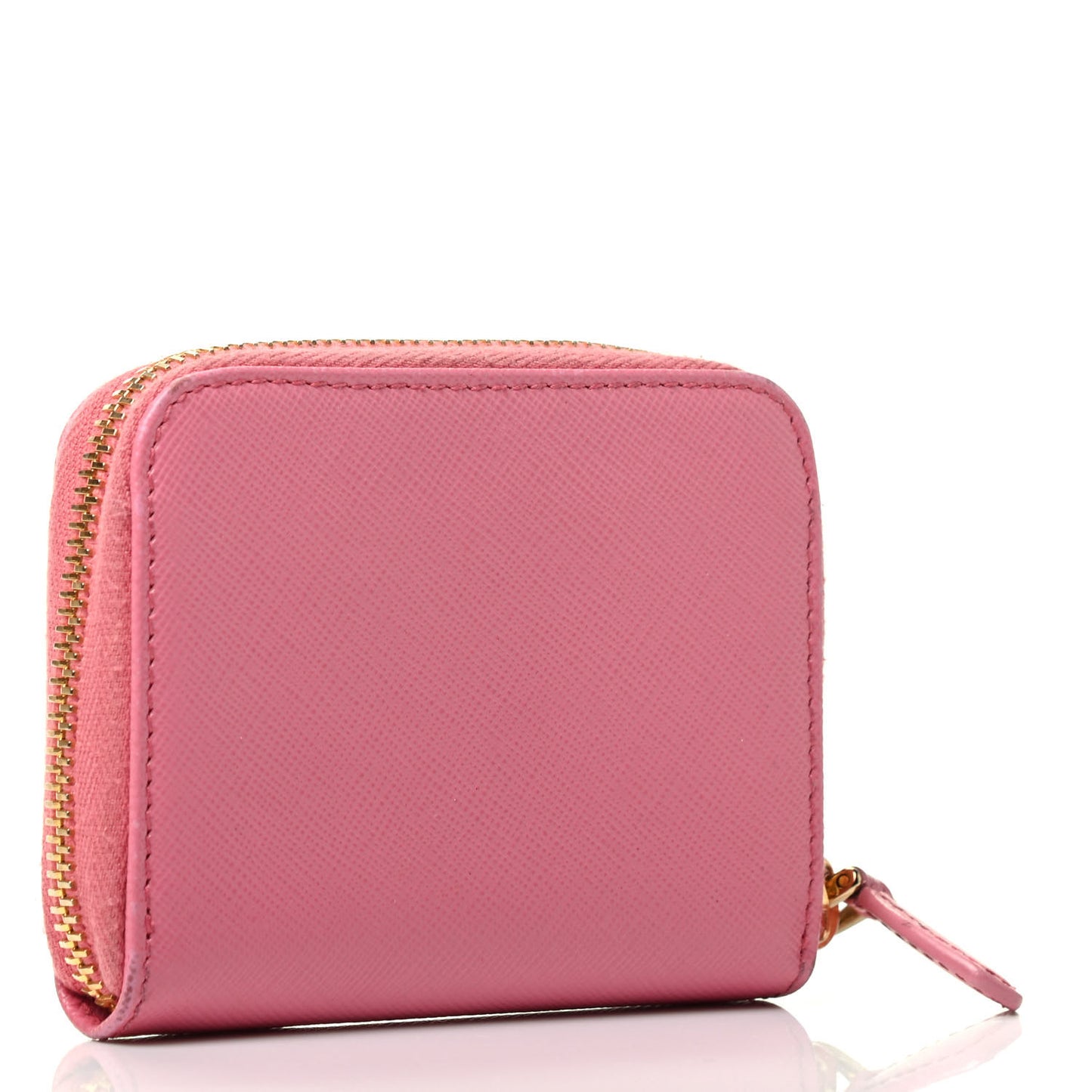 Saffiano Metal Zip Coin Purse Geranio