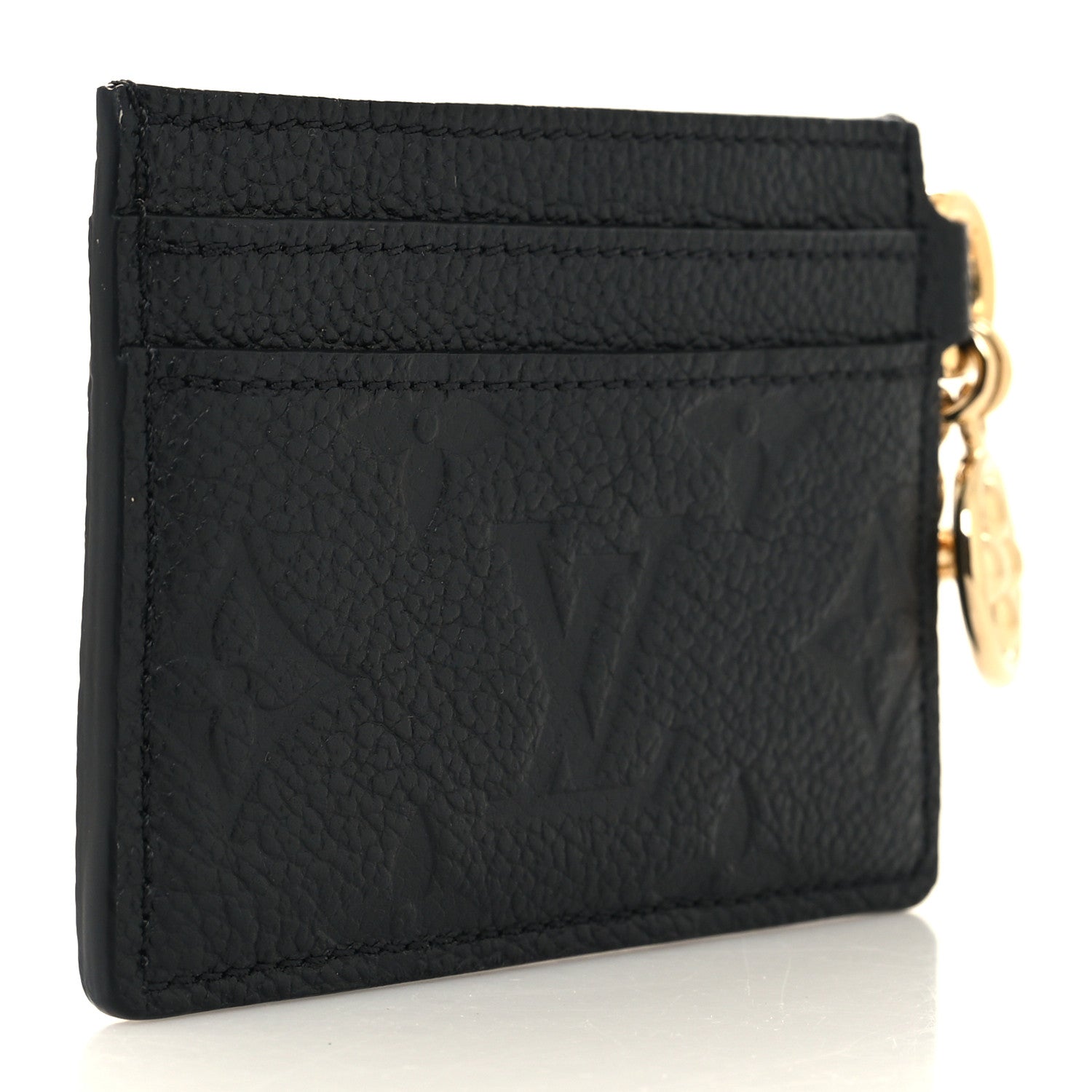 Louis Vuitton Empreinte Monogram LV Charms Card Holder Black 3 of 7