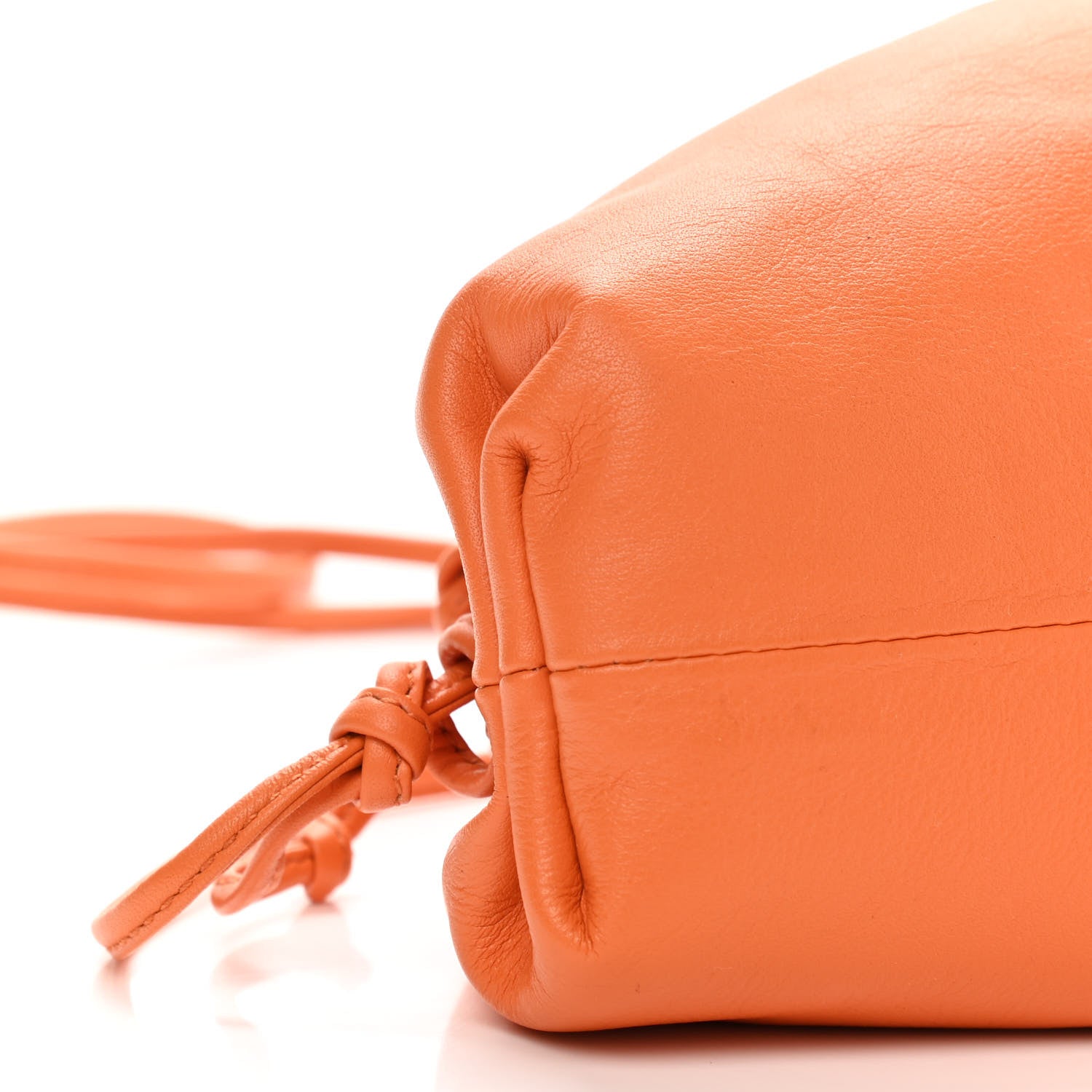Bottega Veneta Butter Calfskin The Mini Pouch Light Orange 8 of 9