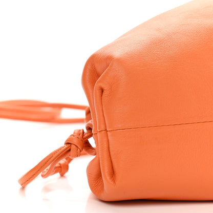 Bottega Veneta Butter Calfskin The Mini Pouch Light Orange 8 of 9