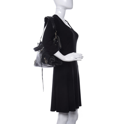 Balenciaga Chevre Silver Metallic Edge Hardware City Black 2 of 9