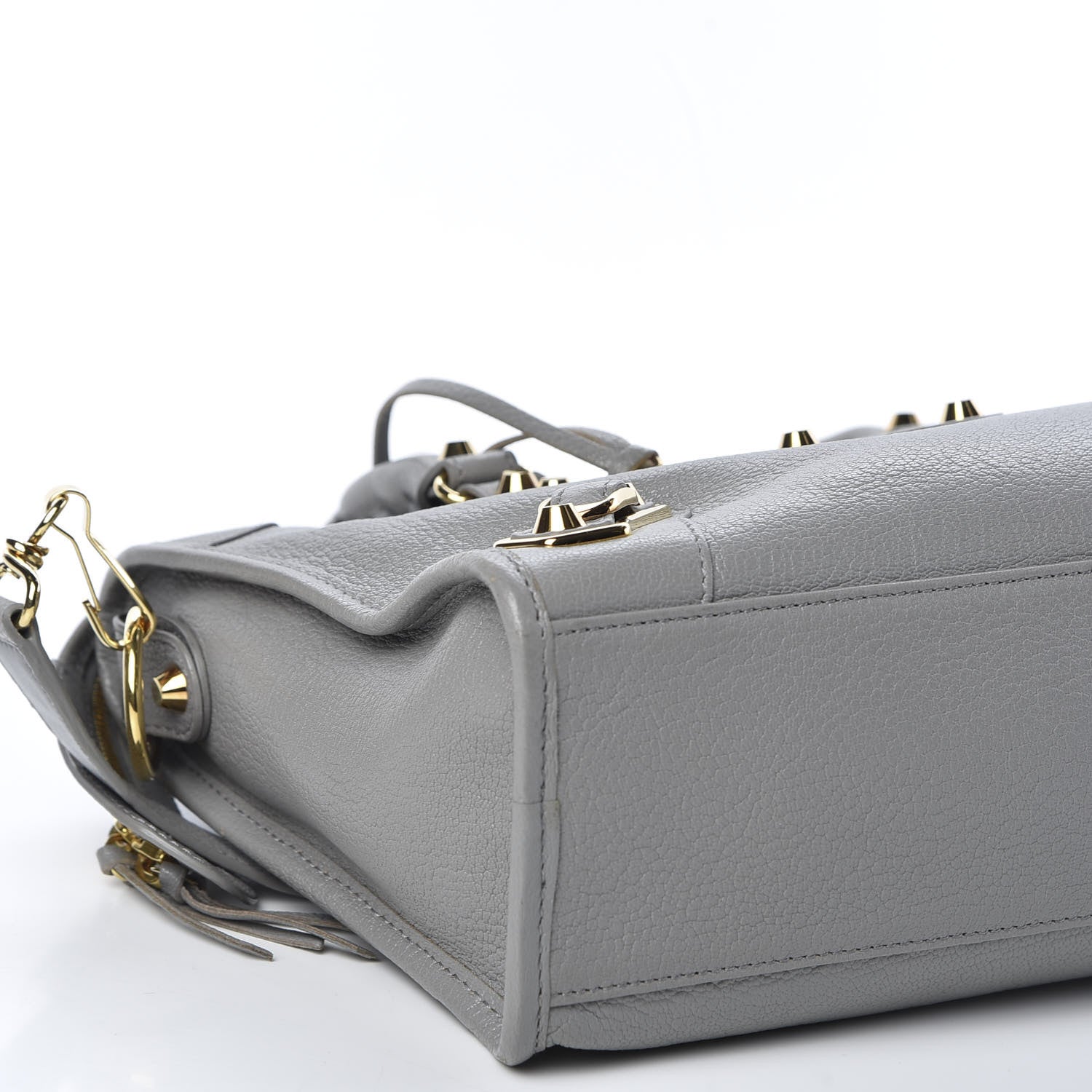 Balenciaga Chevre Gold Metallic Edge Hardware S City Gris Haussmannien 5 of 9