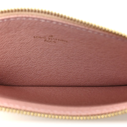 Louis Vuitton Damier Azur Pochette Felicie Chain Wallet Rose Ballerine 9 of 14