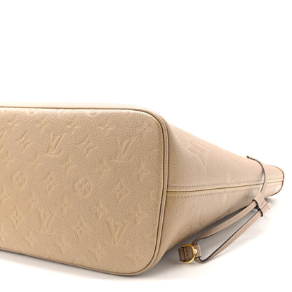 Louis Vuitton Empreinte Monogram Giant Neverfull MM Tourterelle 10 of 10