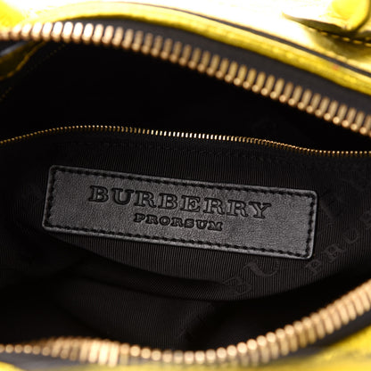Burberry Prorsum Metallic Calfskin Medium Blaze Satchel Gold 6 of 15