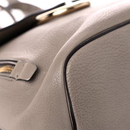 Chloe Suede Calfskin Small Faye Backpack Motty Grey 7 of 14