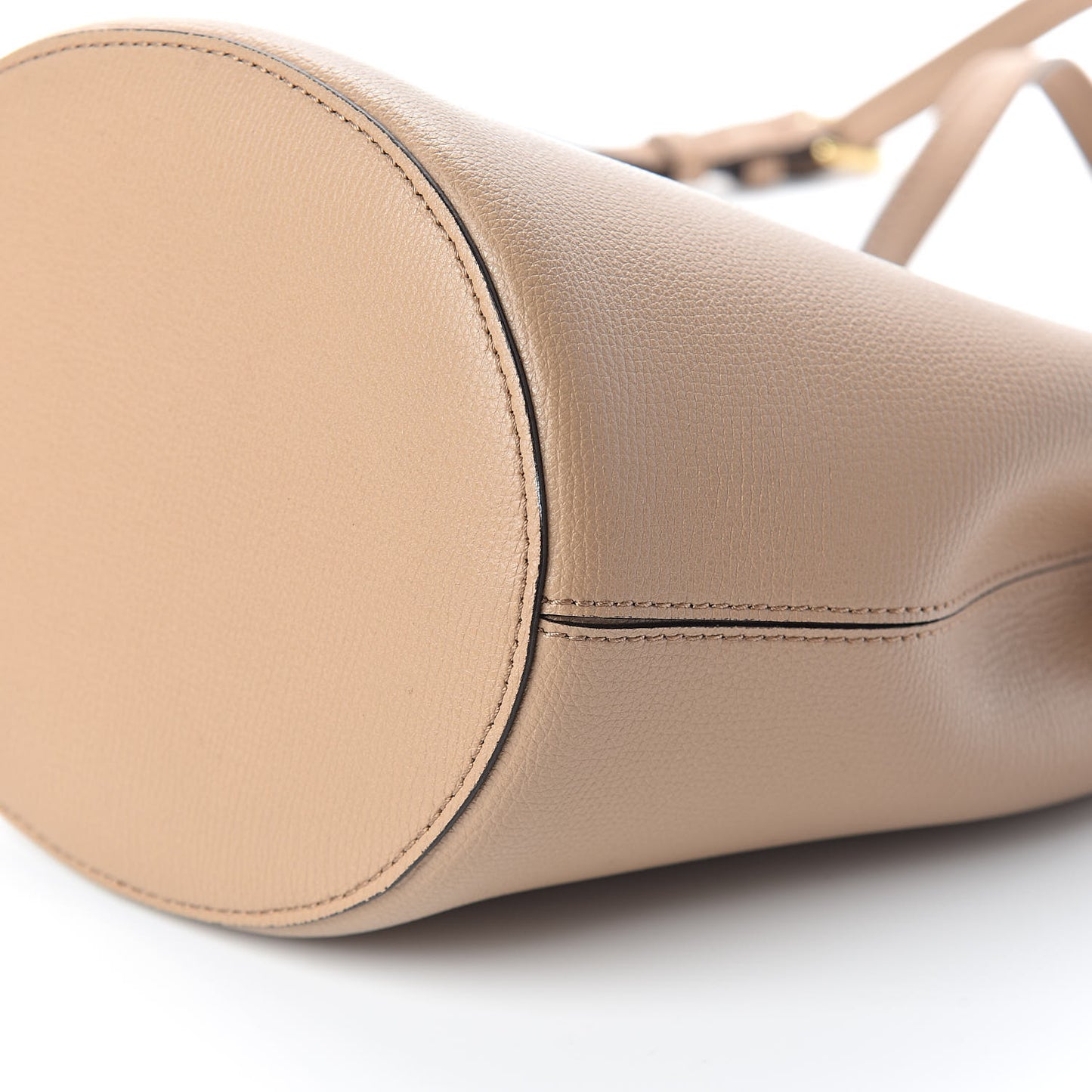 Calfskin Small Lorne Bucket Crossbody Natural